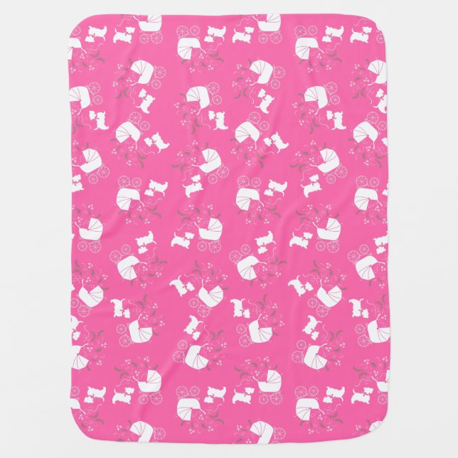 Scotty Dog Scottish Terrier Baby Blanket (Front)