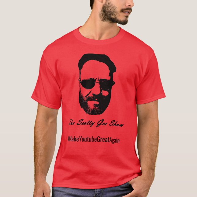 Scotty Gee Show - Make Youtube Great Again T-Shirt (Front)