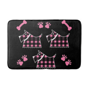 Scotty Terrier Dogs Cute Funny Terriers Breeds Thr Bath Mat