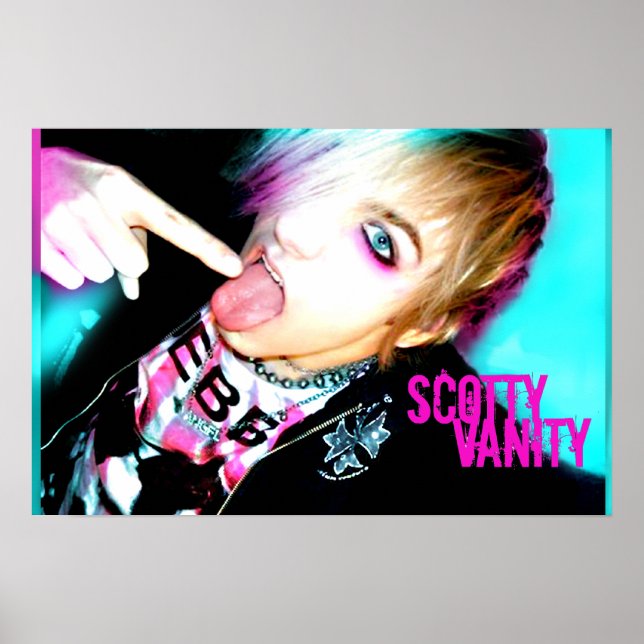 Scotty Vanity Tongue Poster (Front)