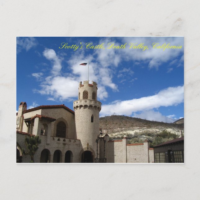 Scottys Castle, DVNP Postcard (Front)