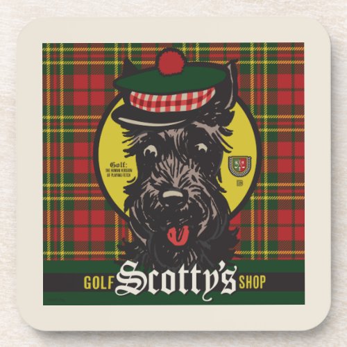 Scottys Golf Shop Beverage Coaster