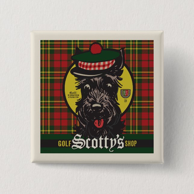 Scotty's Golf Shop Button (Front)