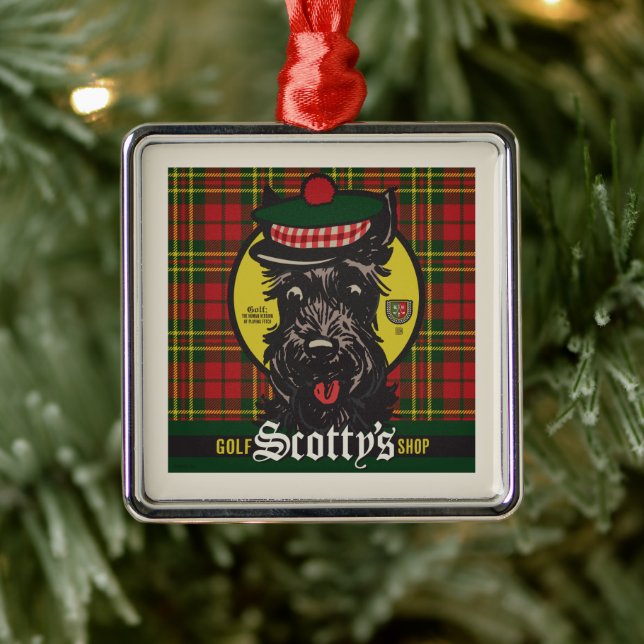 Scotty's Golf Shop Metal Ornament (Tree)
