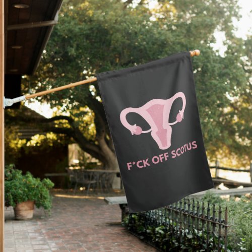 SCOTUS Abortion Ban Protest  House Flag