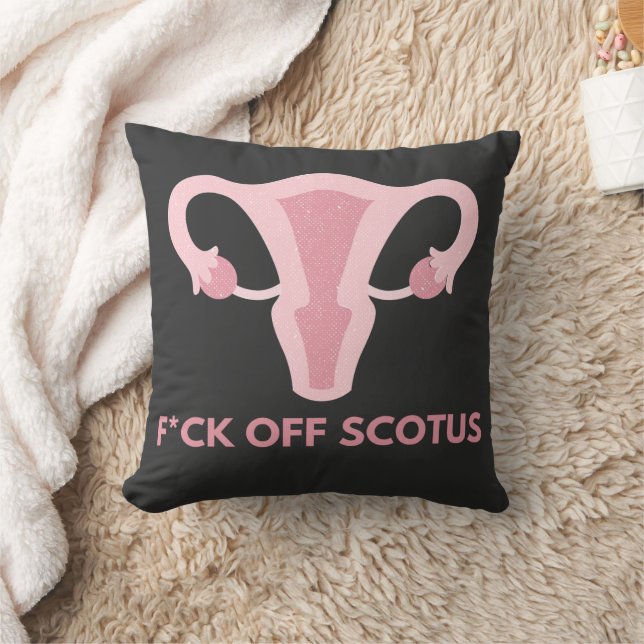 SCOTUS Abortion Ban Protest  Throw Pillow (Blanket)