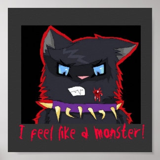 Scourge Feels Like a Monster! Poster