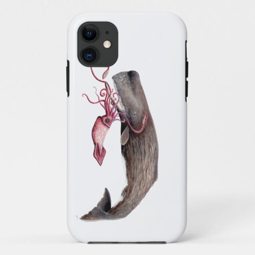 Scouring and squid iPhone 11 case