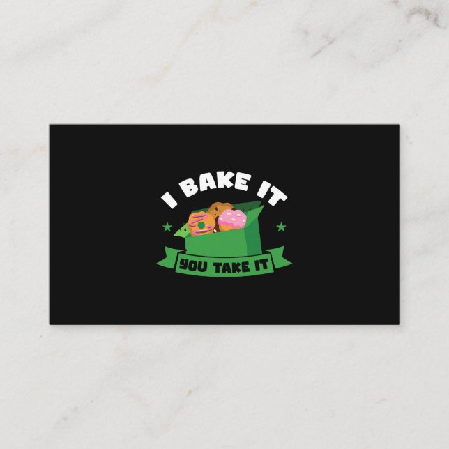 Scout And Cookie Seller Scouting Cookie 4 Business Card (Front)