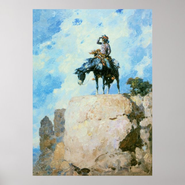 Scout, by William Robinson Leigh Poster (Front)