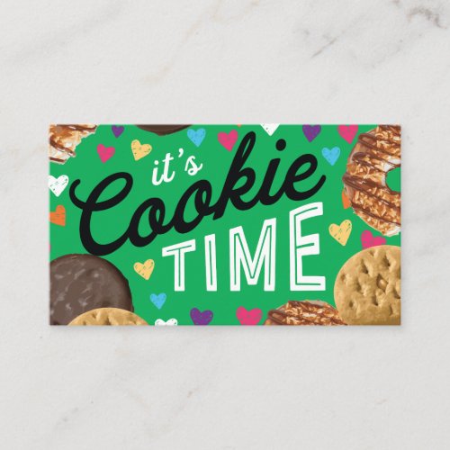 Scout Cookie Business Cards for Girls