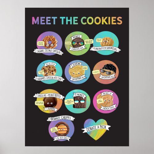 Scout Cookie Poster Perfect for a Cookie Booth Poster
