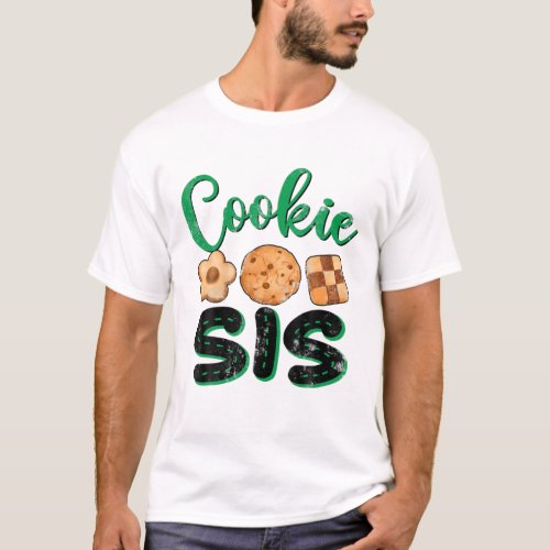 Scout Cookie Sis Girl Troop Leader Family Matching T_Shirt