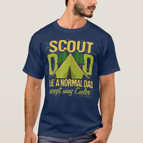 Scout Dad  Cub Leader Boy Camping Scouting roop Gi T_Shirt