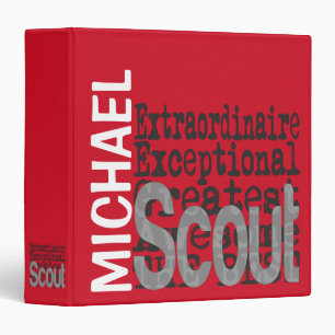 Scout Extraordinaire CUSTOM 3 Ring Binder
