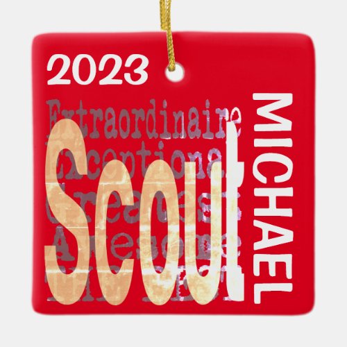 Scout Extraordinaire CUSTOM Ceramic Ornament