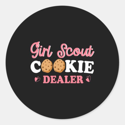Scout for Girls Cookie Dealer Bakery Bakes Cookies Classic Round Sticker