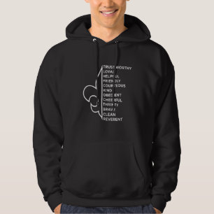 Scout Law Scouting Novelty Hoodie