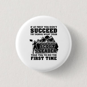 Scout Leader Button