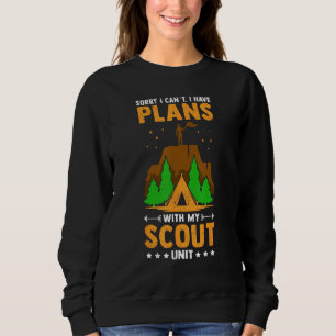 Scout Leader Camping Tent Cub Scouting Sweatshirt