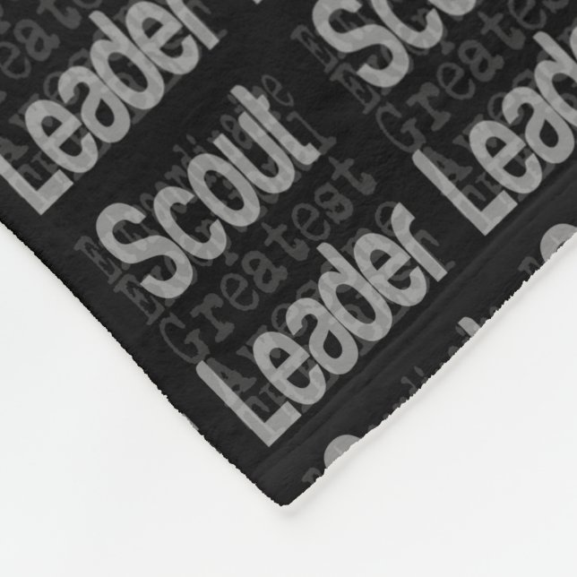 Scout Leader Extraordinaire Fleece Blanket (Corner)