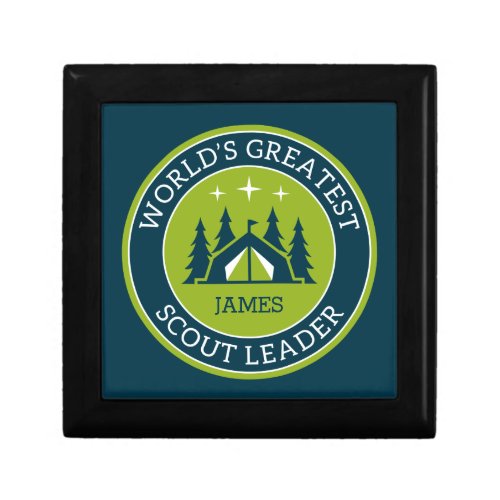 Scout Leader Personalized Gift Box