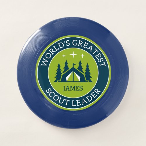 Scout Leader Personalized Wham_O Frisbee