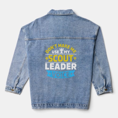 Scout Leader Voice  Denim Jacket