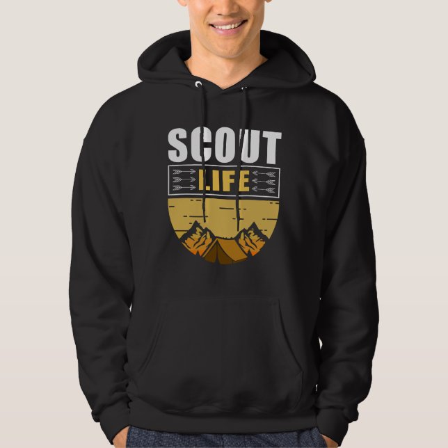 Scout Life | Camping Scouts Scouting Gift Hoodie (Front)