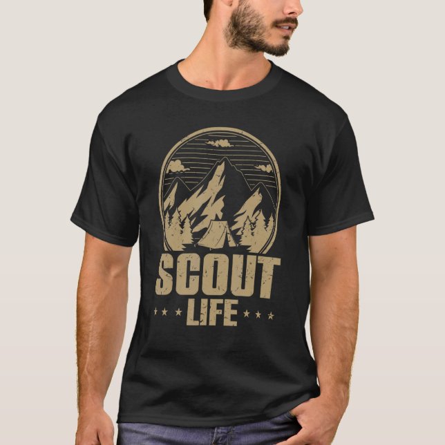Scout Life Outdoor Hiking Scouting T-Shirt (Front)