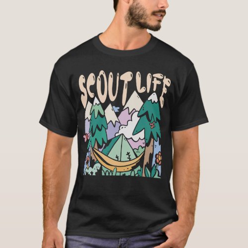 Scout Life Scouting Troop Supporter Camping Scout T_Shirt
