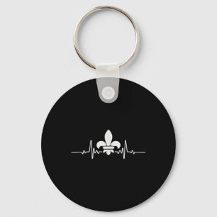 Scout Love Camping Leader Hiking Outdoor Scouting Keychain