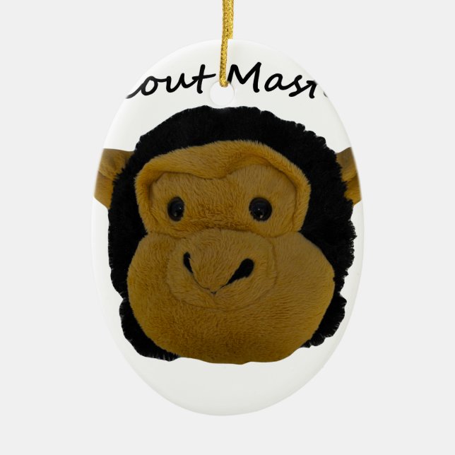 Scout Master Ceramic Ornament (Front)