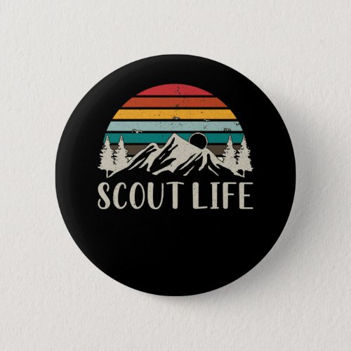 Scout Nature Forest Mountain Camper Adventure Button
