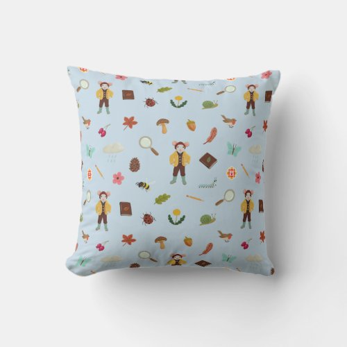 Scout Pattern Throw Pillow