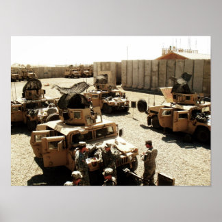 Scout platoon mission preparations poster