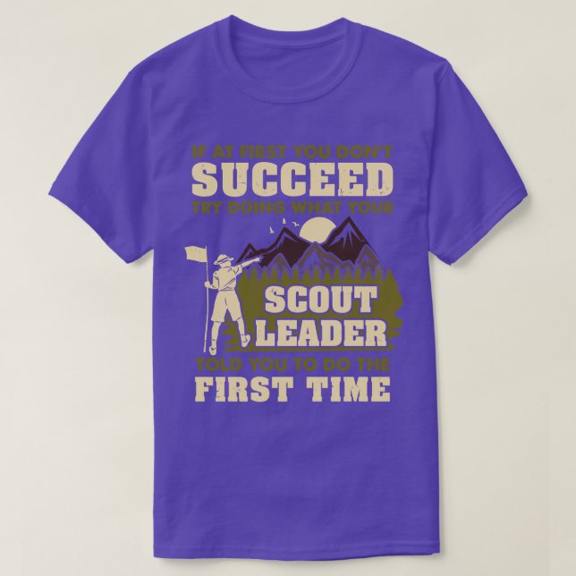 Scout Scout Leader T-Shirt (Design Front)