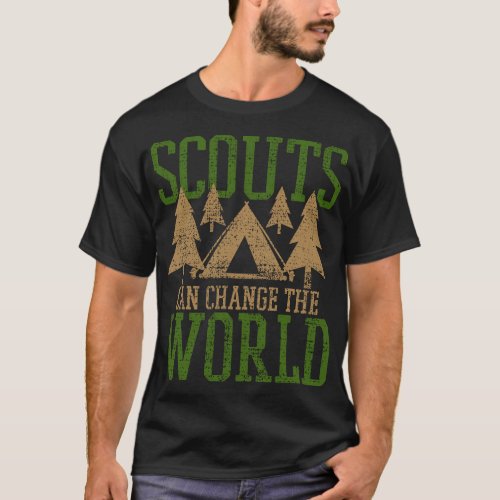 Scout Scouts Camp Leader Hiking Hike Camping T_Shirt