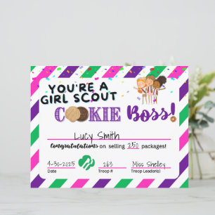 Scout Selling Cooke Boss Award