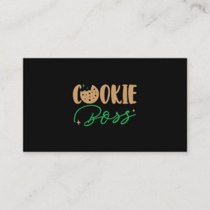 Scout Shirt Cookie Boss Girls Cookie Dealer Scout Business Card