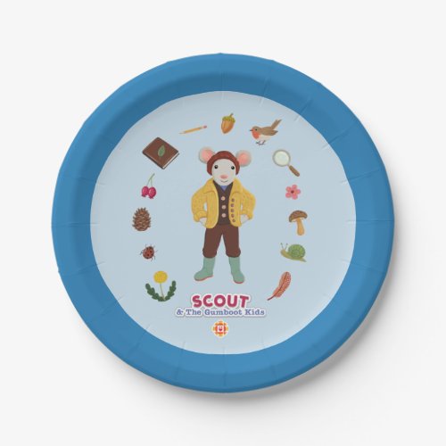 Scout  The Gumboot Kids Paper Plates