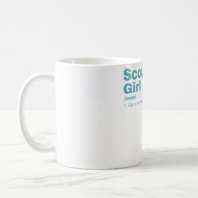 Scouting Girl - Scouting Coffee Mug (Left)