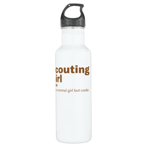 Scouting Girl _ Scouting Stainless Steel Water Bottle