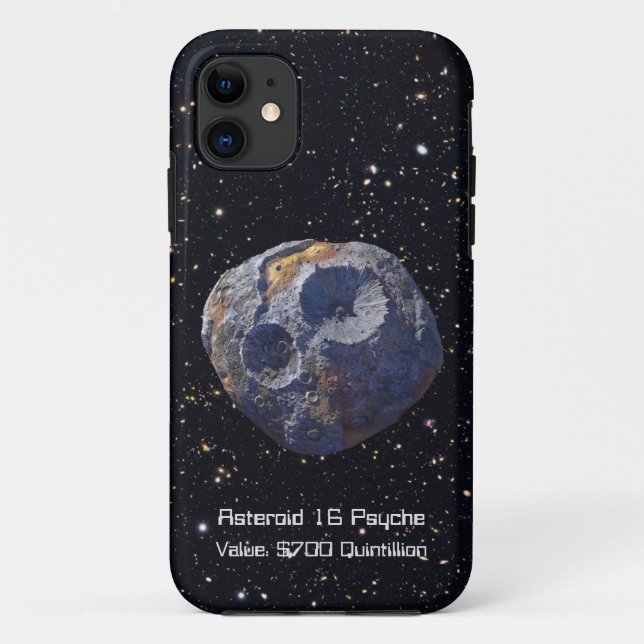 Scouting Mission to Asteroid 16 Psyche Case-Mate iPhone Case (Back)