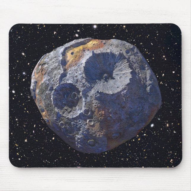 Scouting Mission to Asteroid 16 Psyche Mouse Pad (Front)