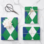 Scouts Argyle Wrapping Paper Sheets