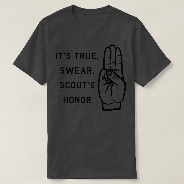 Scouts Honor TShirt 1 (Design Front)