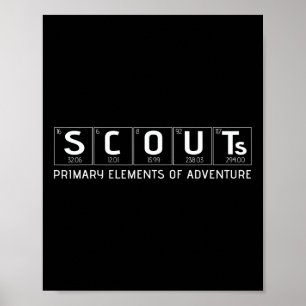 Scouts Primary Elements Of Adventure Science Scout Poster