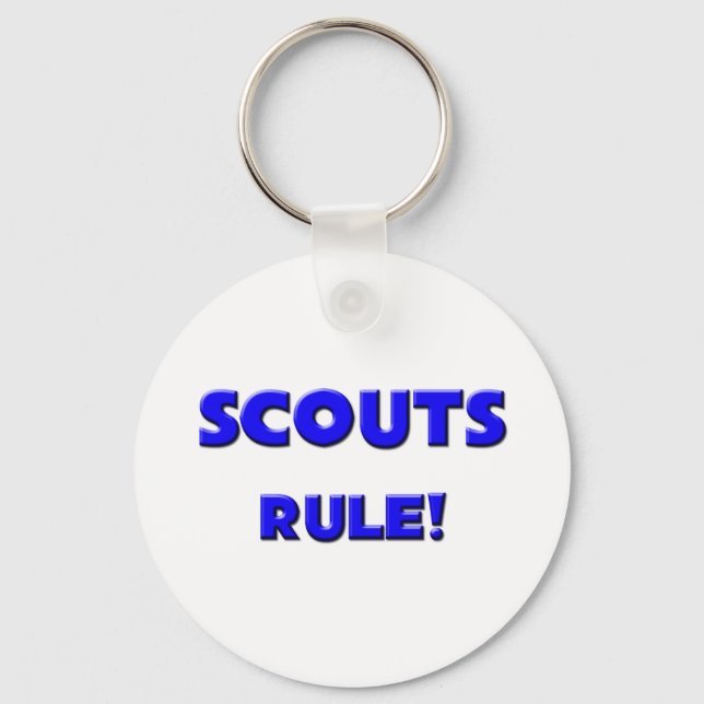 Scouts Rule! Keychain (Front)