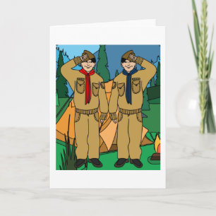 Scouts Survival Nature Nature Card